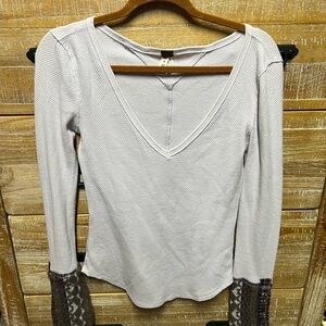 We The Free Fitted Embellished Blouse